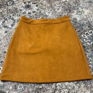Chelsea & Violet Faux Suede Mini Skirt
